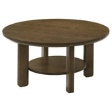 Ottowa coffee table fixed shelf beneath the tabletop