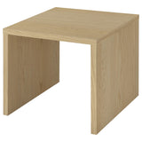 Top view of Canoga engineered wood side table
