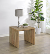 Side angle of Canoga mango accent side table