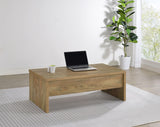 Canoga Coffee Table Mango Storage Compartment Open
