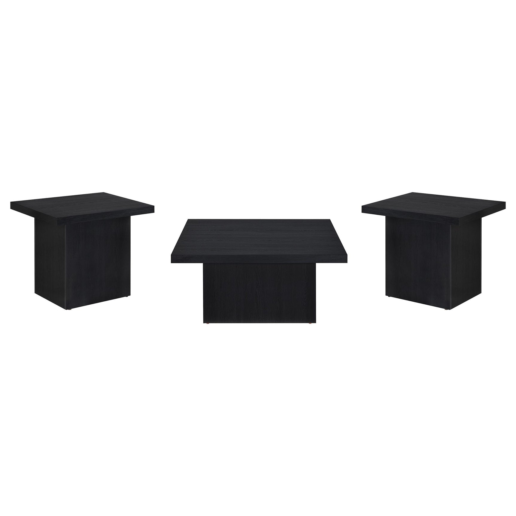 Devar black coffee table close-up