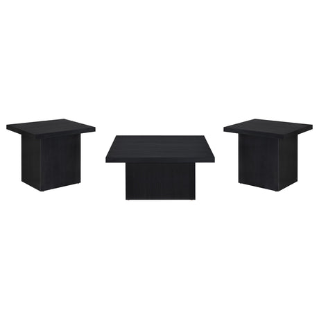 Devar black coffee table close-up