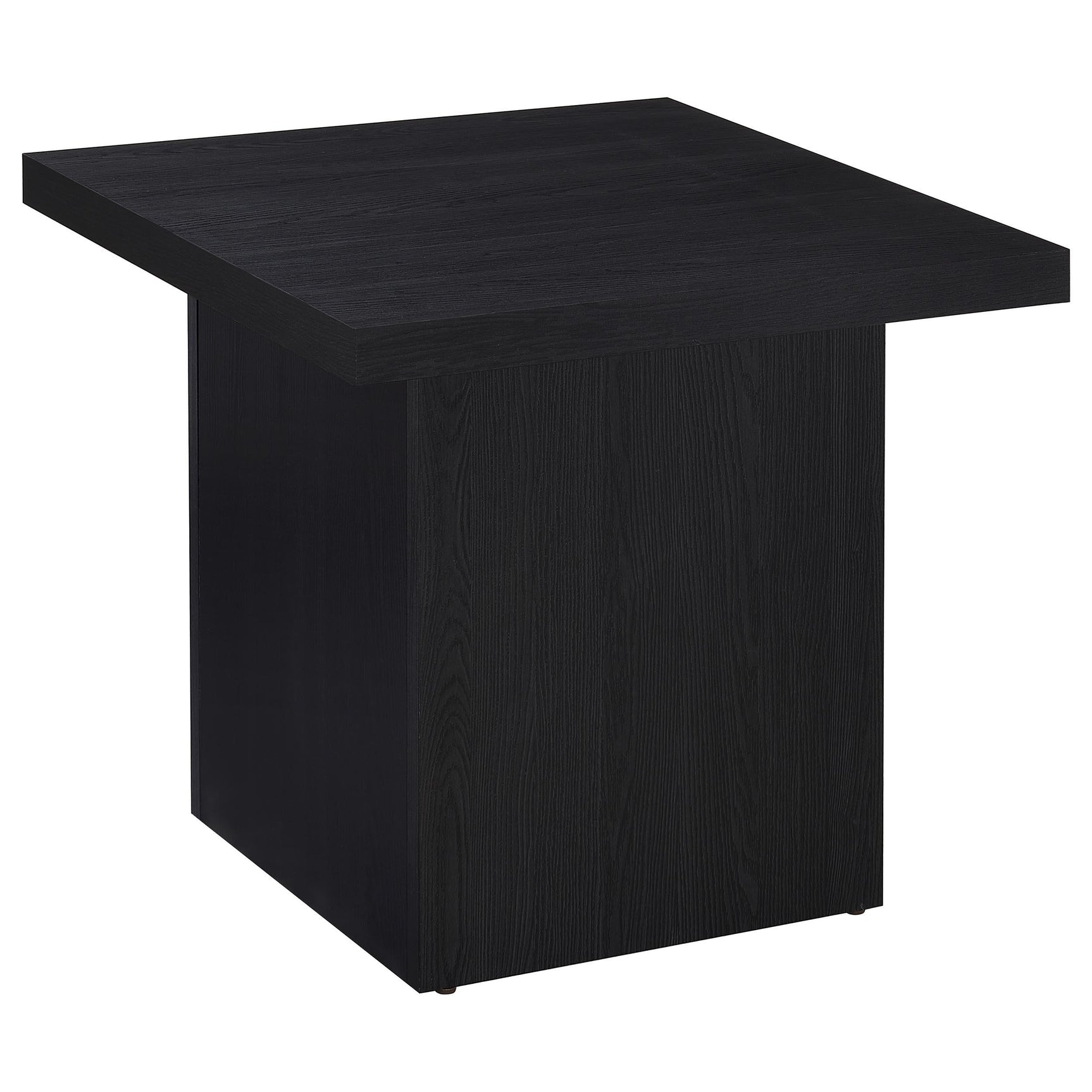 Devar end table side view