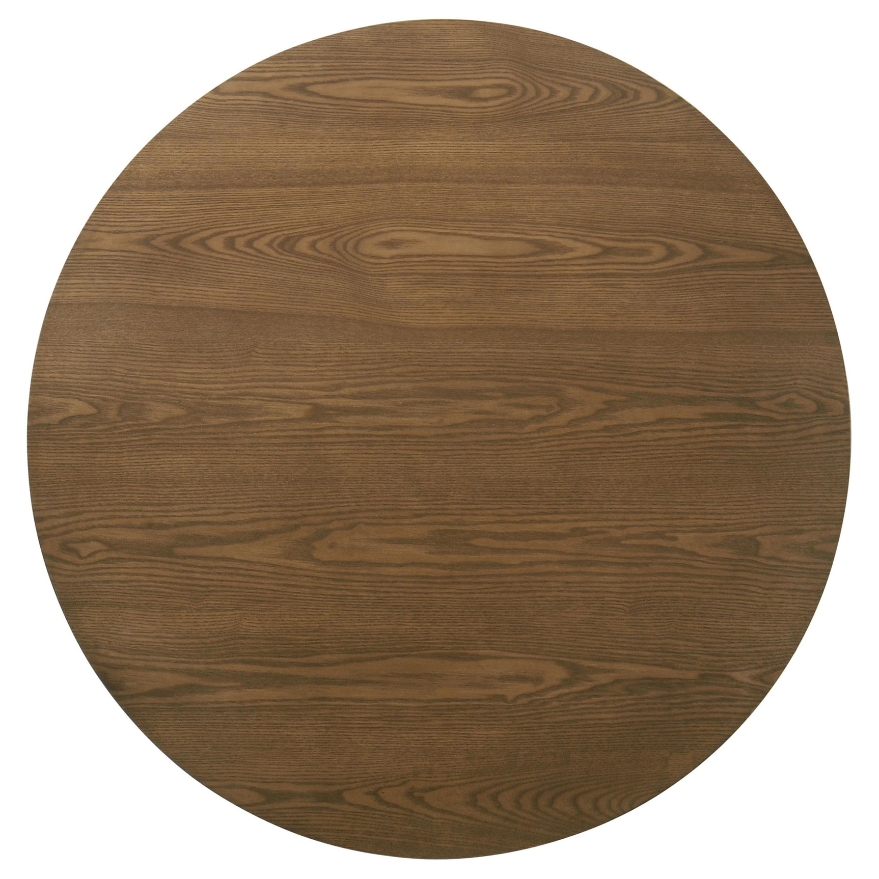 Dark brown ash veneer finish on Franklin coffee table