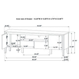 Bradley TV stand with electronics installed
