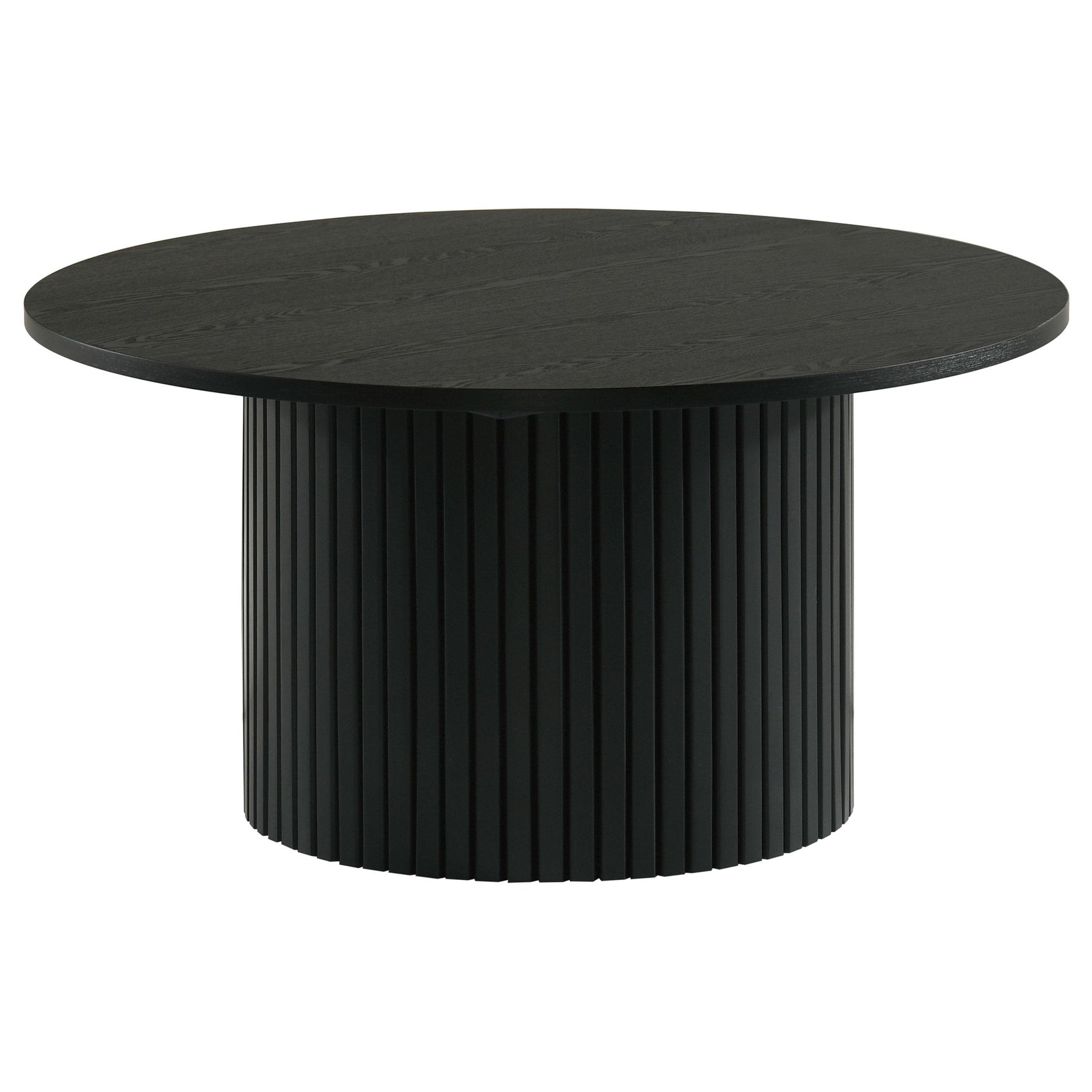 Ash veneer tabletops with square edges