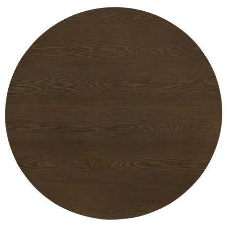Hamlyn Coffee Table side angle showing walnut veneer