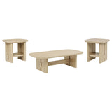 Coffee table top and underside sculpted design