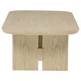 Kailani coffee table showing dimensions