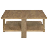 Close-up of engineered wood texture on table