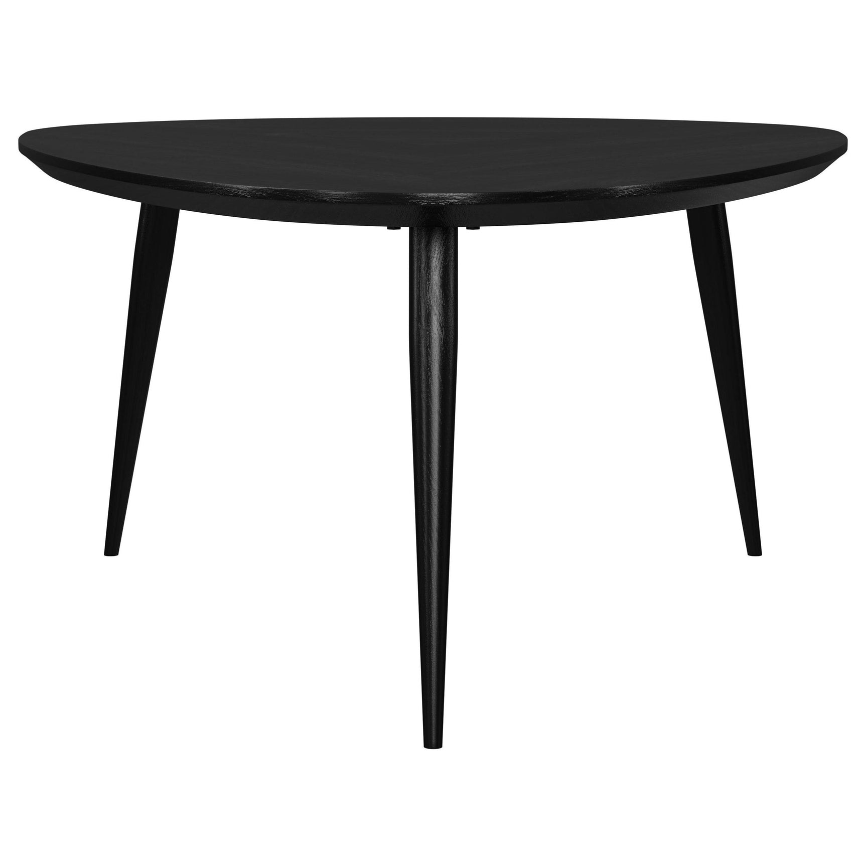 Two-piece set showing scale difference coffee and end tables