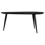 Tapered splayed leg detail on Odessa Mango Wood Coffee Table