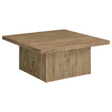 Devar coffee and end tables set staged in living room