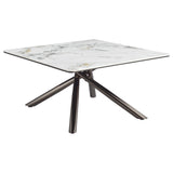 Carvell Coffee Table side profile showing thickness of top layers