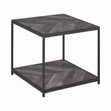 Meagan Charcoal Upholstered 3 Pc (Sofa + Loveseat + Chair) - Ella Furniture