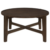 Side profile of end table with architectural legs