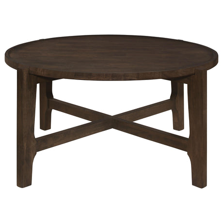 Side profile of end table with architectural legs