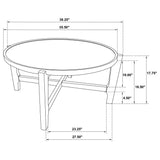 Full set view with coffee and end table