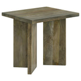 Andando end table side angle