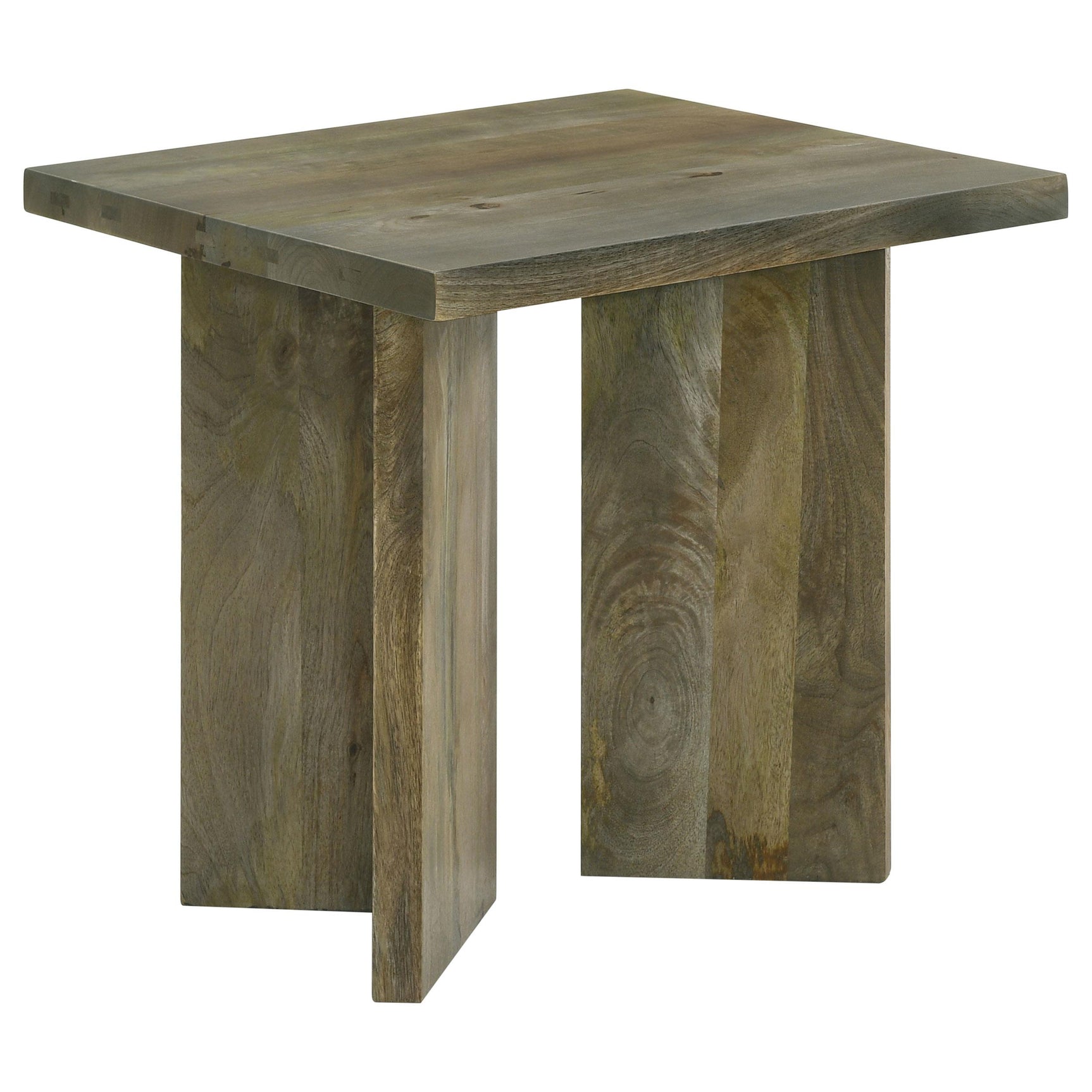 Andando end table side angle