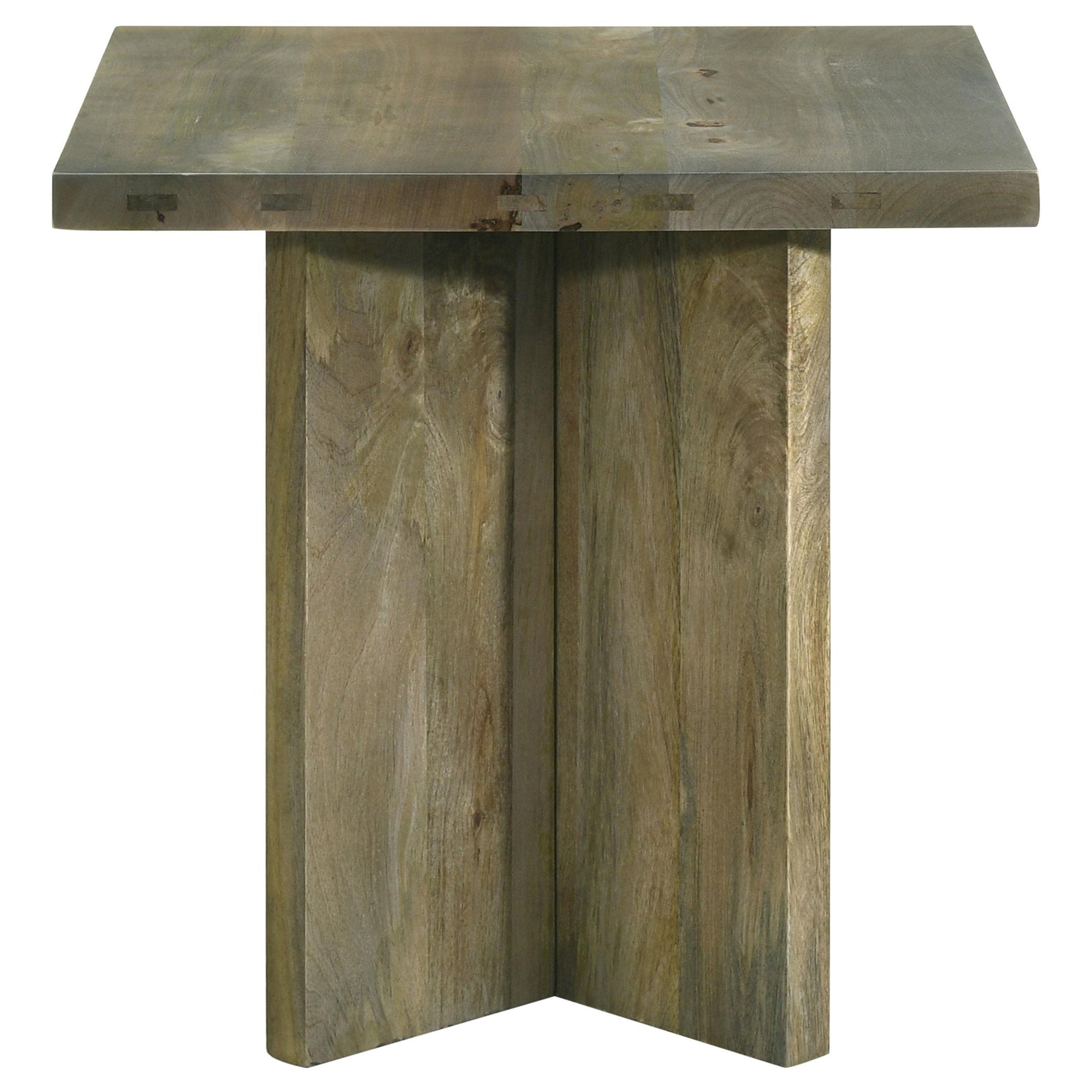 Andando coffee table sturdy planks close-up
