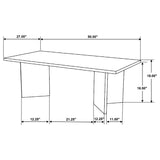 Andando table set side profile
