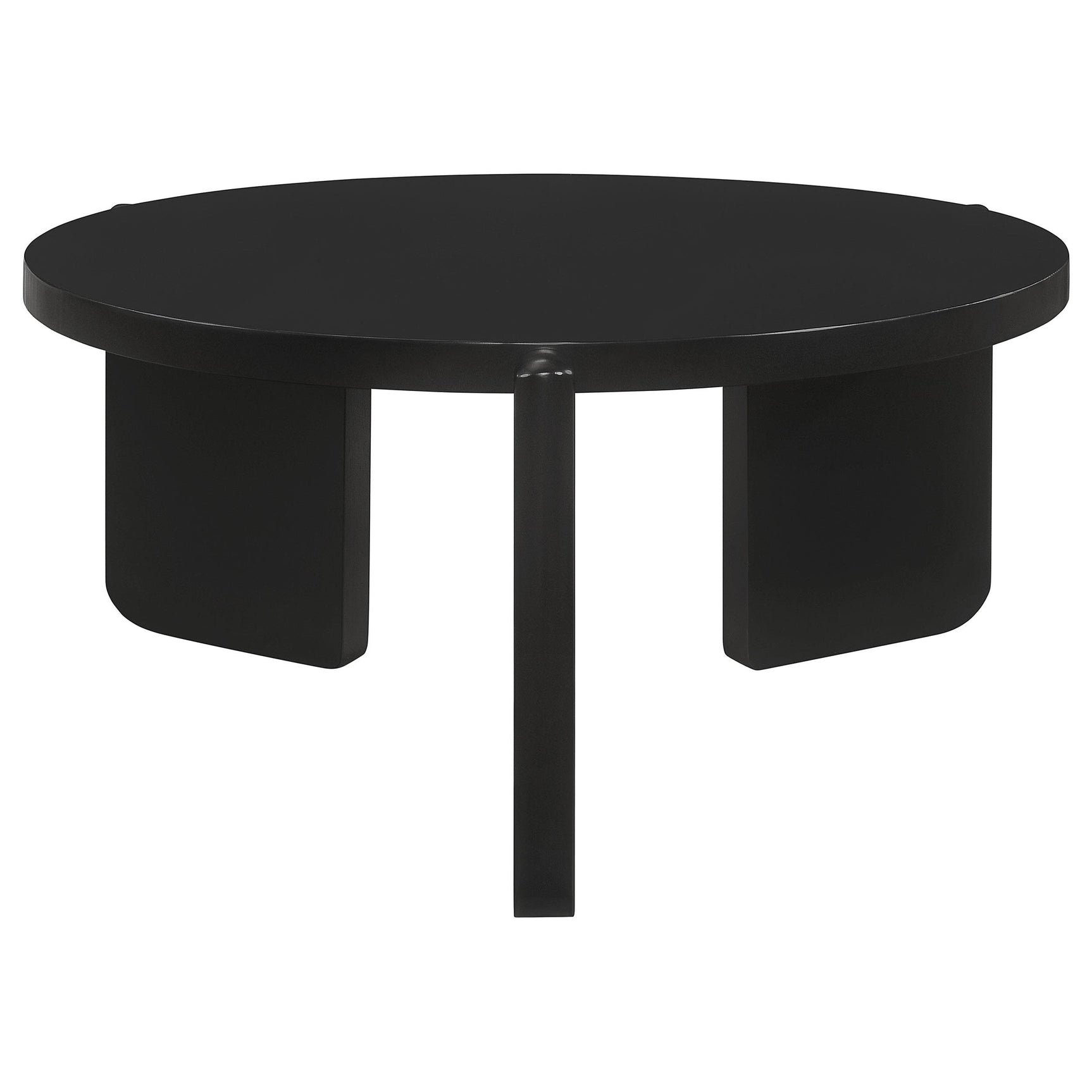 Cordova table leg detail black finish