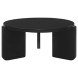 Cordova coffee and end tables side by side