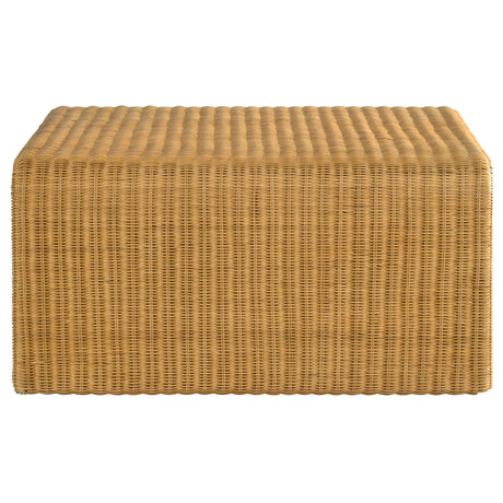 Side view of coffee table
