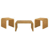 Cahya rattan coffee table top detail