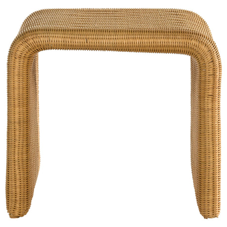 Cahya end table with open storage underneath