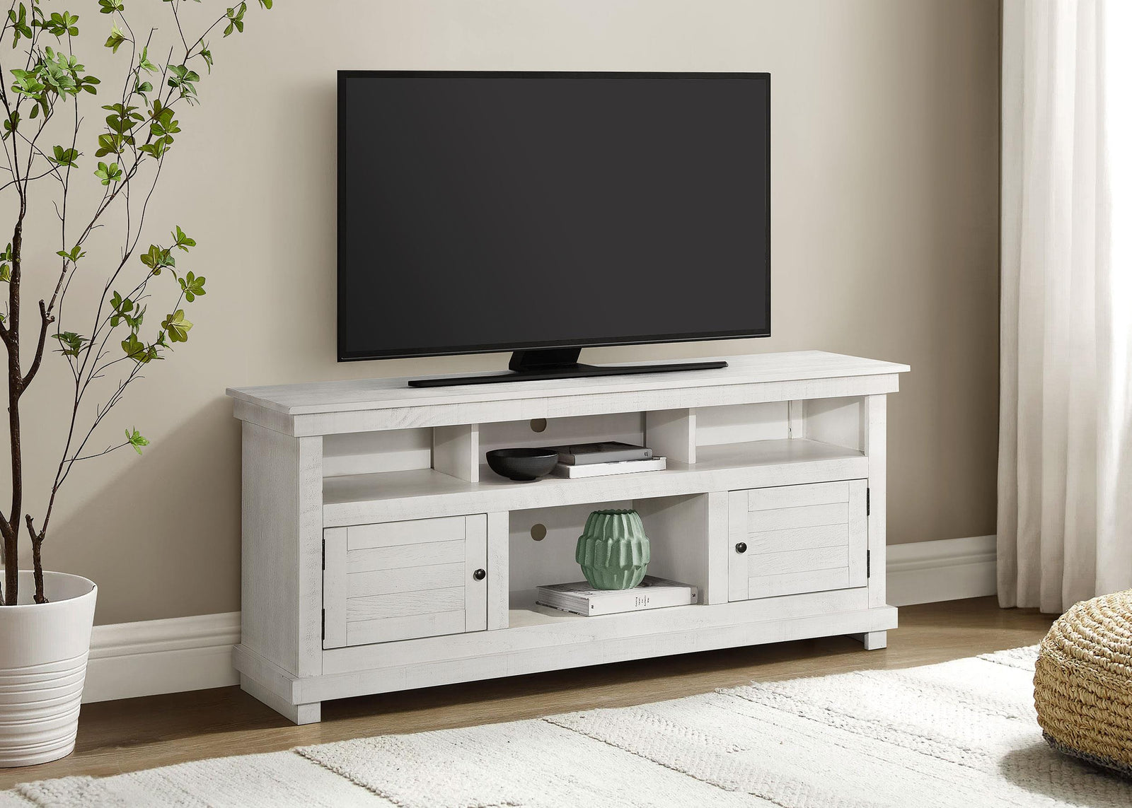 Payne 60-inch TV Stand Media Console White 710052