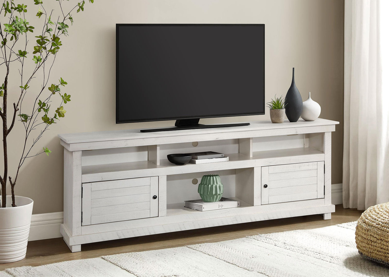 Payne 70-inch TV Stand Media Console White 710053