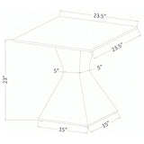 Jenny coffee and end table set in modern living room setting