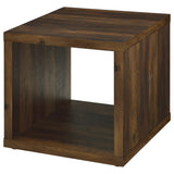 Modern cube-inspired design of coffee table