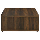 Side angle of coffee table