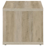 Frisco table set corner showing shelf space