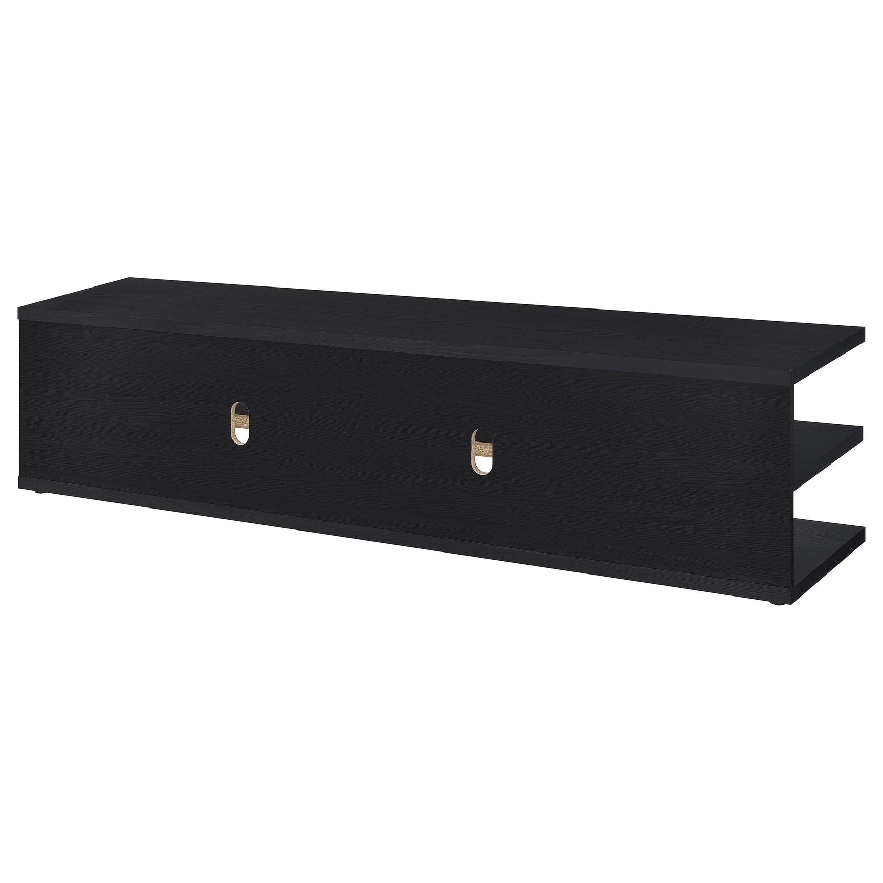 Cartmill TV stand plastic glide detail