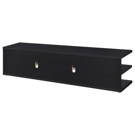 Cartmill TV stand plastic glide detail