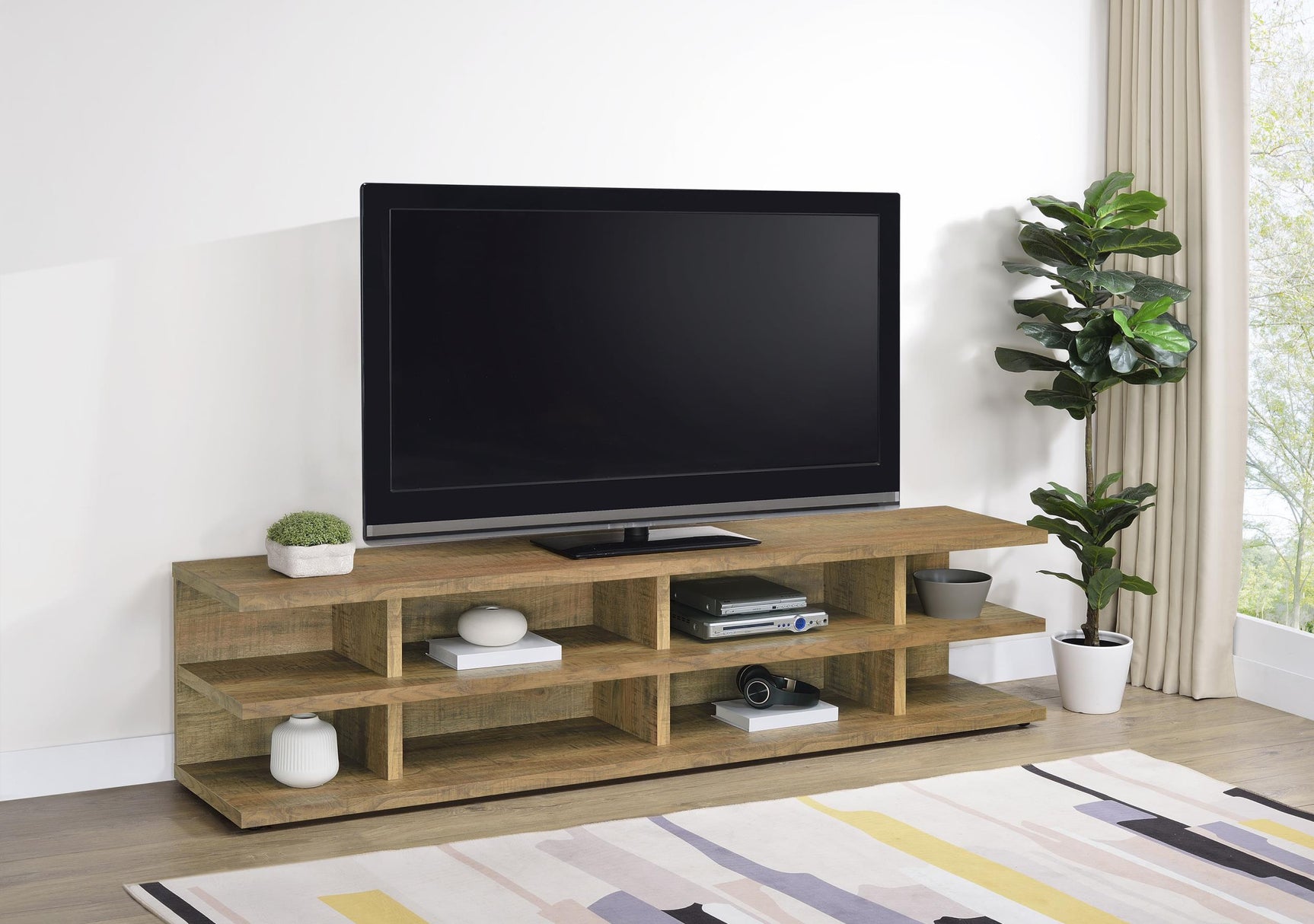 Cartmill mango TV stand side angle