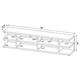 Cartmill TV stand assembly parts detail