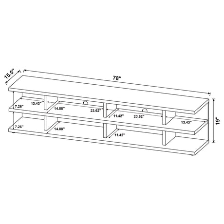 Cartmill TV stand assembly parts detail