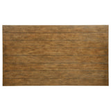 Payne coffee table tabletop surface texture in distressed brown