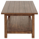 Top-down view of coffee table