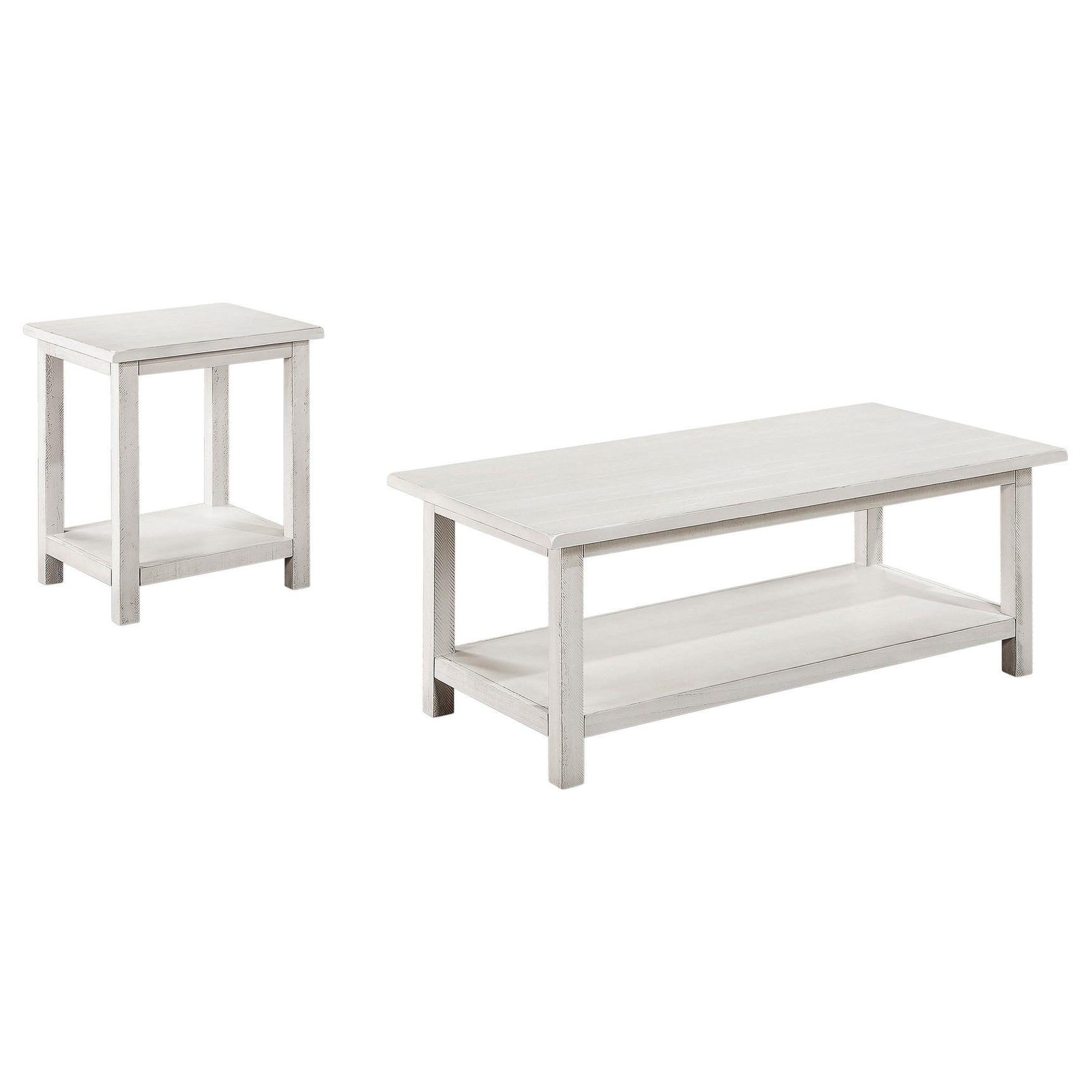 Payne coffee table top surface with rustic finish