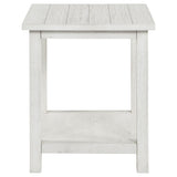 End table positioned next to sofa