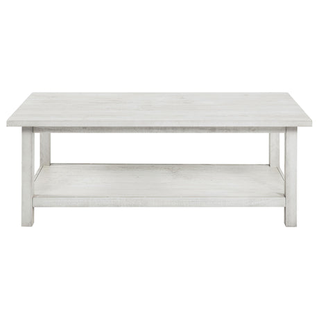 Lifestyle image of Payne coffee and end tables in living room