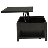 Payne 48-inch Mobile Lift Top Coffee Table in Distressed Java finish