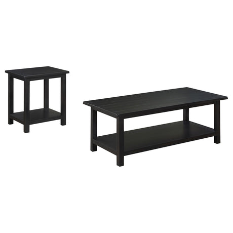 Payne 2-piece coffee and end table set angled view