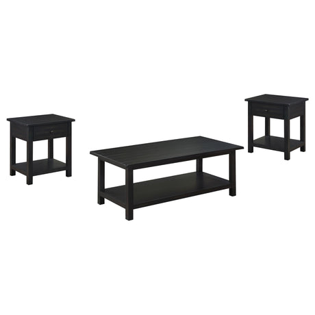 Payne coffee table top and drawer detail